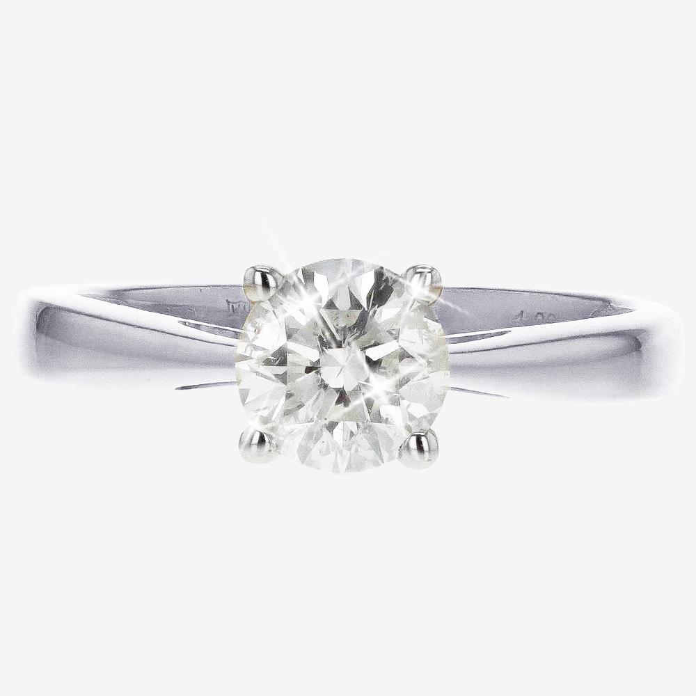 18ct White Gold Diamond Solitaire 1.00ct